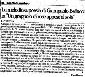 Articolo dal Corriere dell'Umbria